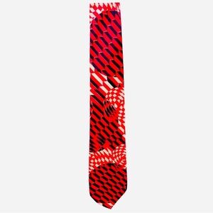 Cart psychedelic tie 70’s Men Vintage Retro Design